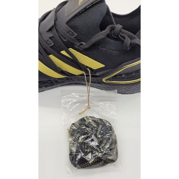 Adidas Ultraboost 20 Explorer 'Black Gold Metallic' H03051 - Picture 10 of 11